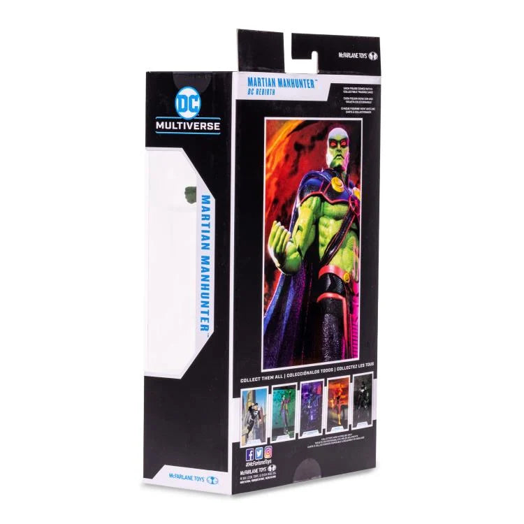 DC Rebirth DC Multiverse Martian Manhunter Action Figure - Collectible Superhero Toy for DC Comics Fans | Perfect for Display, Gifts, and Comic Book Collections