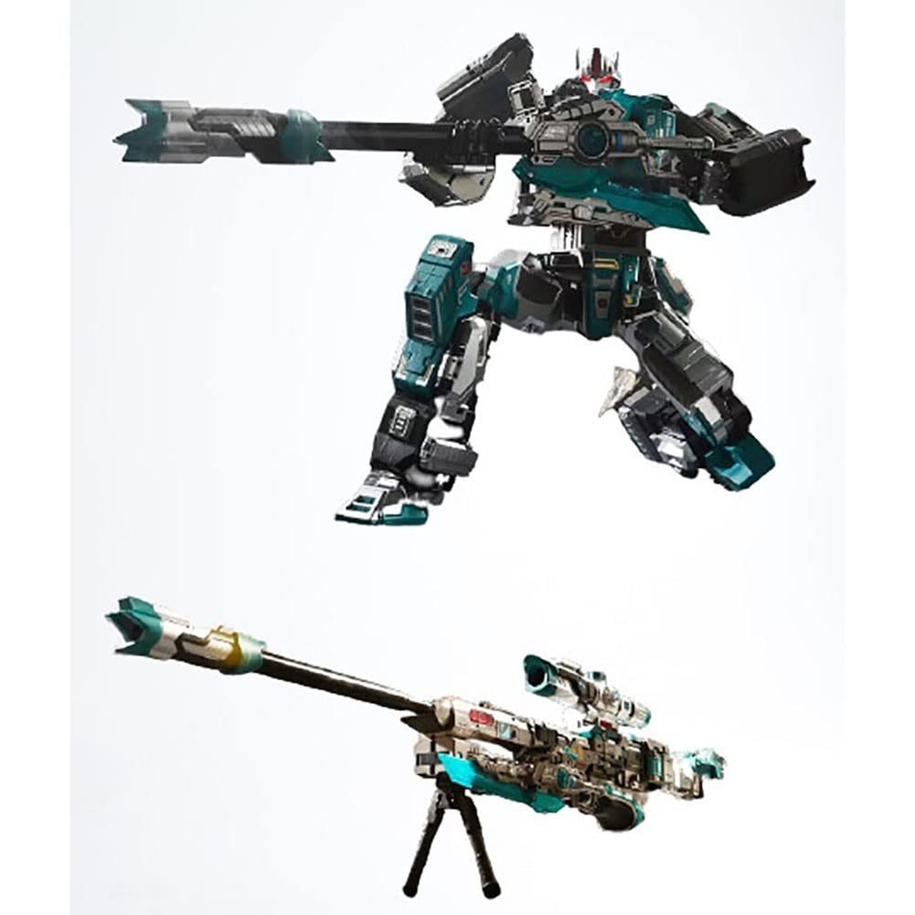 Transformable Robot Toy - Deformation Gun Judge Soft Bullet Action Figure, Movable King Kong Model (49cm) | Perfect Birthday Gift for Kids & Collectors | Role Play, Display & Battle Scenes