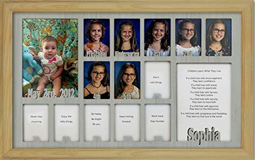 Personalized Northland School-Years Picture Frame - Holds 12 (2.5