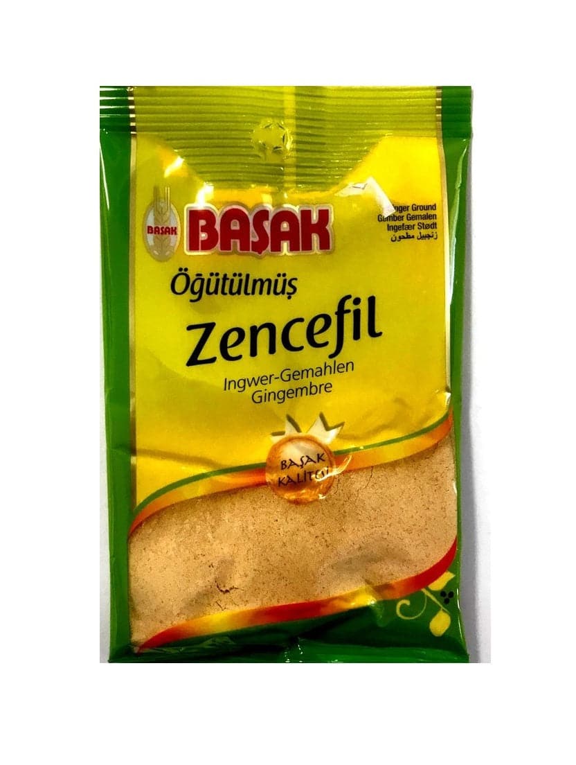 Organic Zencefil (Ginger) Powder | Premium Basak Herbal Supplement | 30g | Natural Digestive Aid & Immune Booster | Perfect for Tea, Cooking & Wellness Recipes