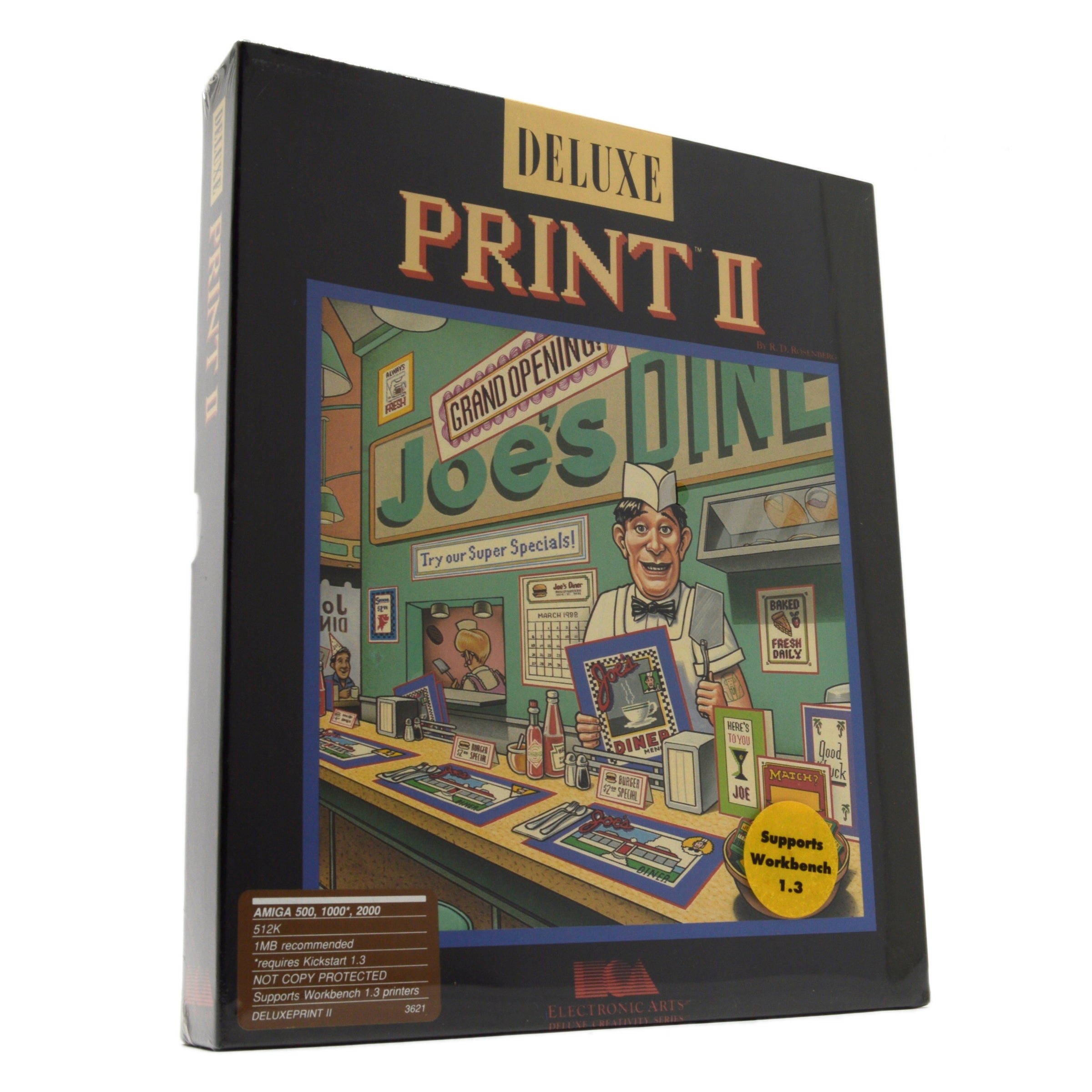 Brand New AMIGA 500/1000/2000 Software & Game DELUXE PRINT II - Factory Sealed Vintage Computer Software - Perfect for Retro Gaming & Collectors