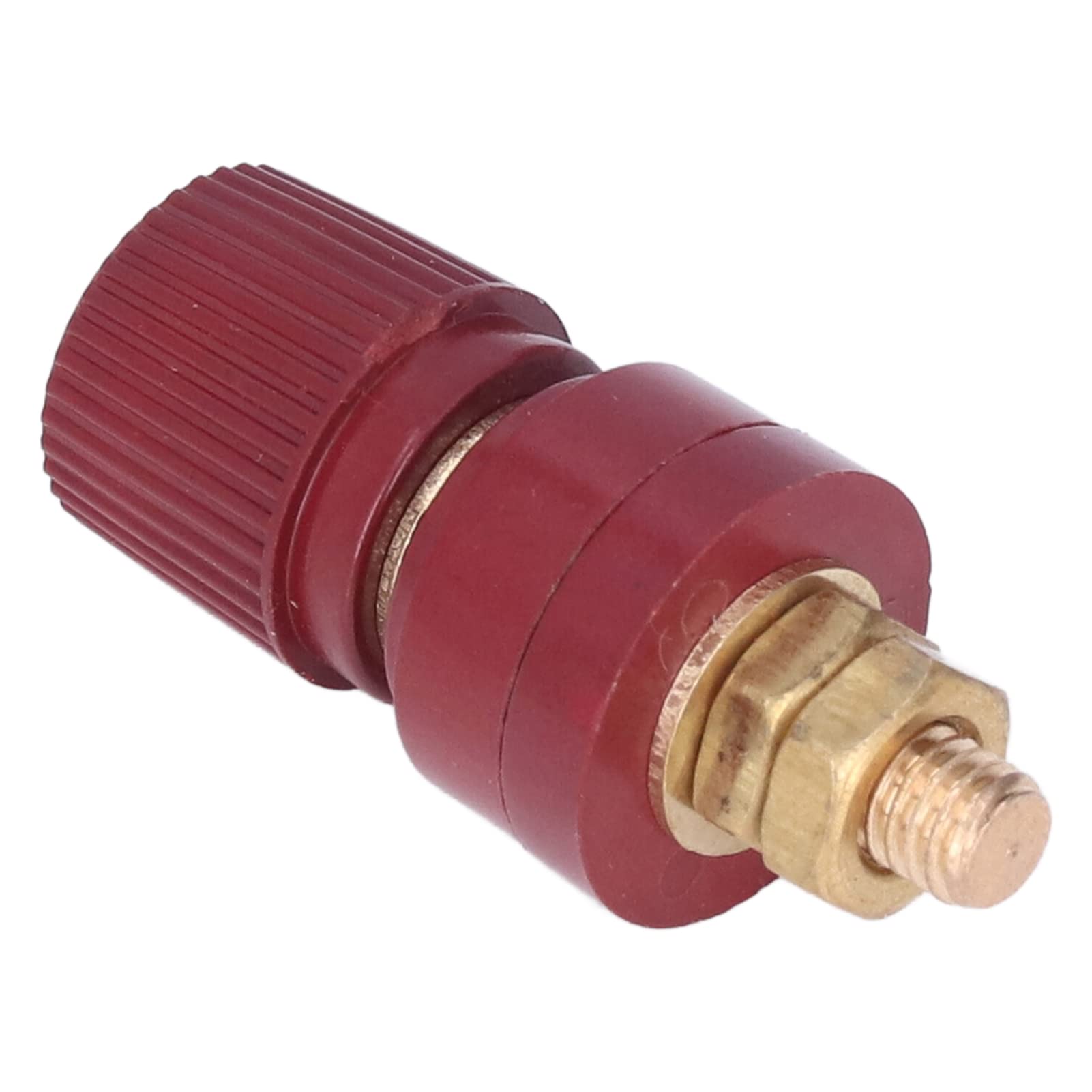 10Pcs Banana Plug Socket Terminal Connector M6 Screw - Durable Red Banana Plugs for Electronic Instruments & Industrial Equipment - Perfect for Audio Systems, Test Leads, and Power Connections