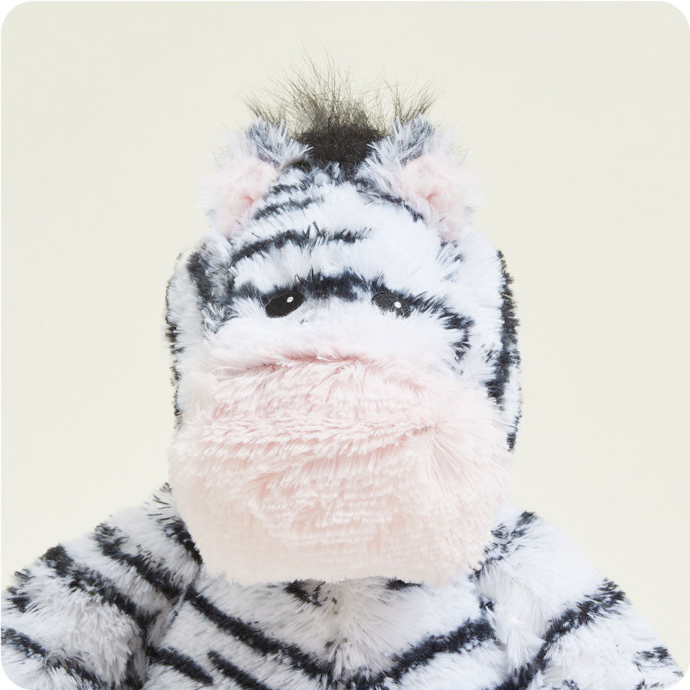 Weighted Heated Zebra Plush Toy - Cozy Stuffed Animal for Kids & Adults | Perfect for Stress Relief, Anxiety Comfort, and Warmth in Winter