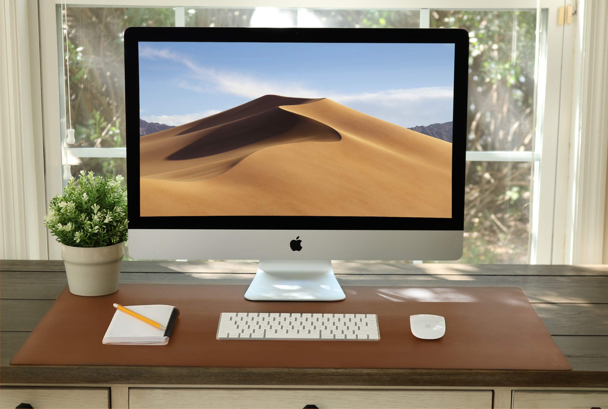 Premium PU Leather Desk Pad Protector - 44