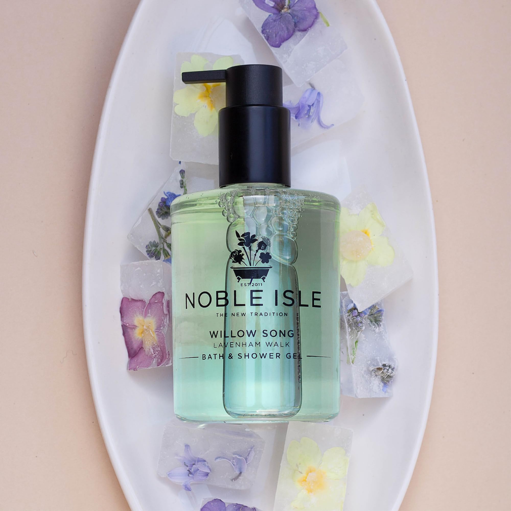 Willow Song Bath & Shower Gel - Premium Vegan Body Wash for Women with British Fragrance Oils | Paraben-Free & Cruelty-Free | 8.45 oz | Perfect for Relaxing Baths, Spa Days & Gift Giving