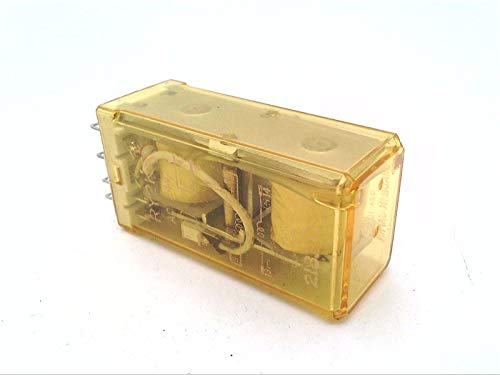IDEC RY2KS-UAC24V Dual Coil Permanent Magnet Relay - 24V AC Panel Mount DPDT Plug-in Relay (3A, 58mA) for Industrial Automation & HVAC Control Systems