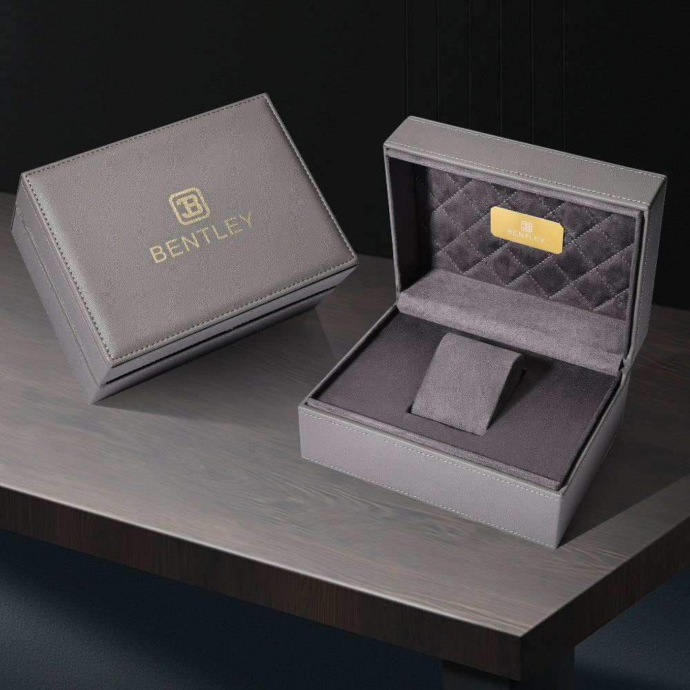 Bentley The Opulence Collection Luxury White Watch BL 50 55 - Elegant Timepiece for Men, Perfect for Business Meetings & Formal Events