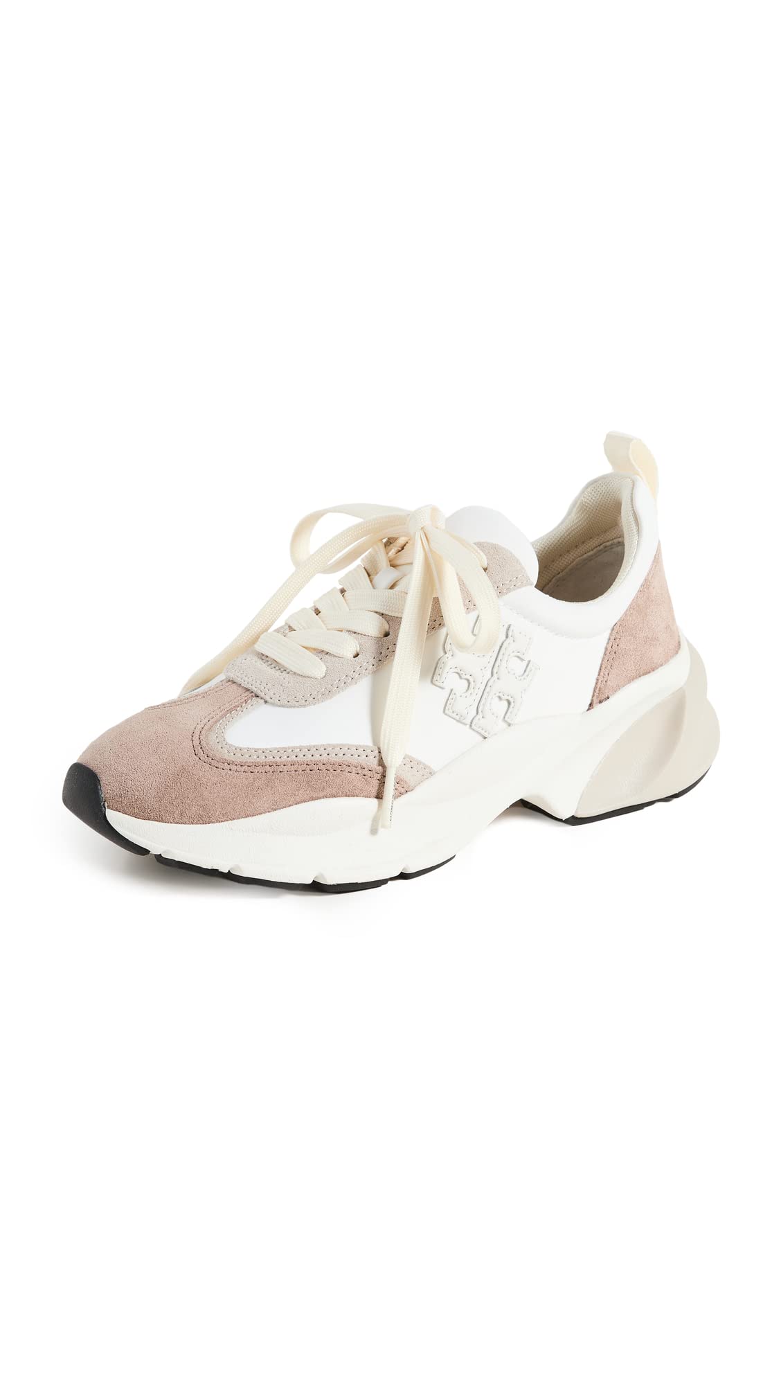 Tory Burch Women's Good Luck Trainer Sneakers - Fashionable Comfortable Athletic Shoes for Running, Walking & Gym Workouts | Perfect for Casual Wear & Active Lifestyle