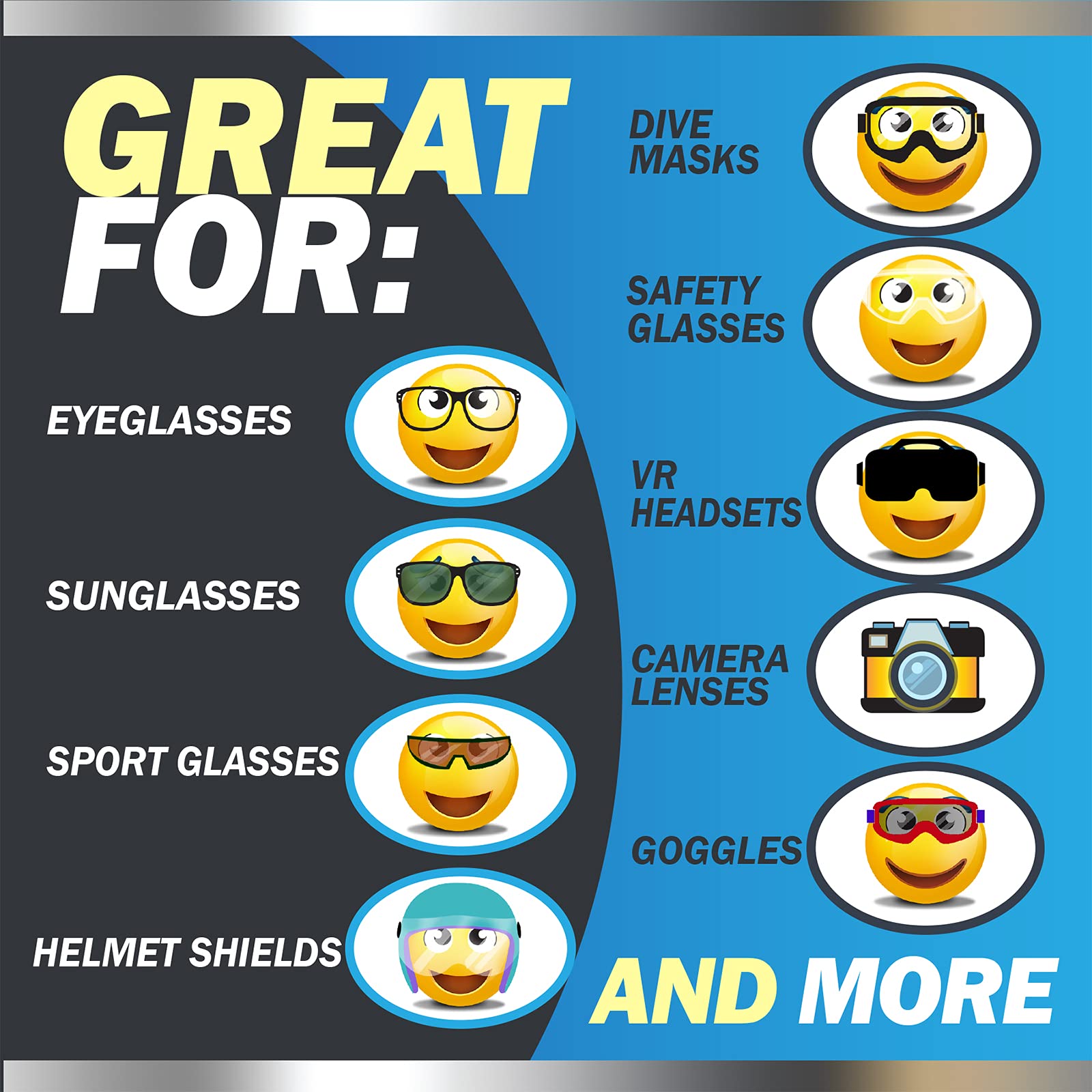 Fog Free Plus Anti-Fog Spray for Glasses & Sunglasses - Lens Cleaner & Defogger for Eyeglasses, Goggles & AR Coatings - Prevents Fogging in Cold Weather, Masks & Sports - 1 oz (29.5 mL)