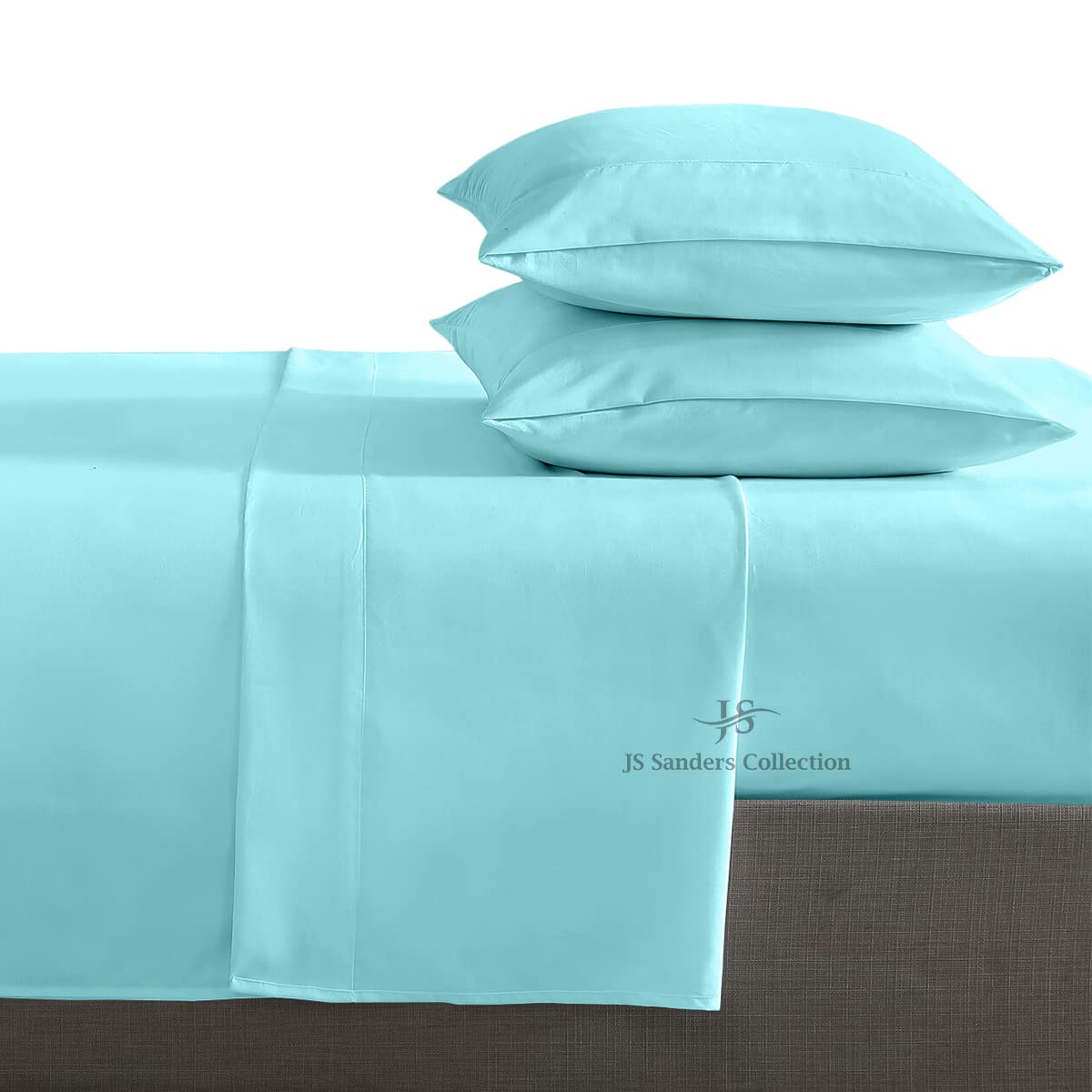 Luxury 100% Egyptian Cotton 4-Piece King Sheet Set - 1000 Thread Count, Hotel Quality, Italian Finish, Long Staple, Fits 18