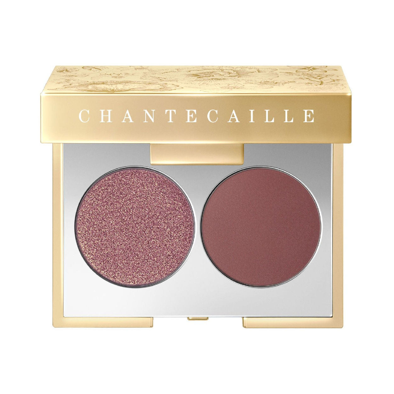 Luxury Gilded Garden Collection Eye Duet - Limited Edition Gold Eyeshadow Palette for Party & Wedding Makeup