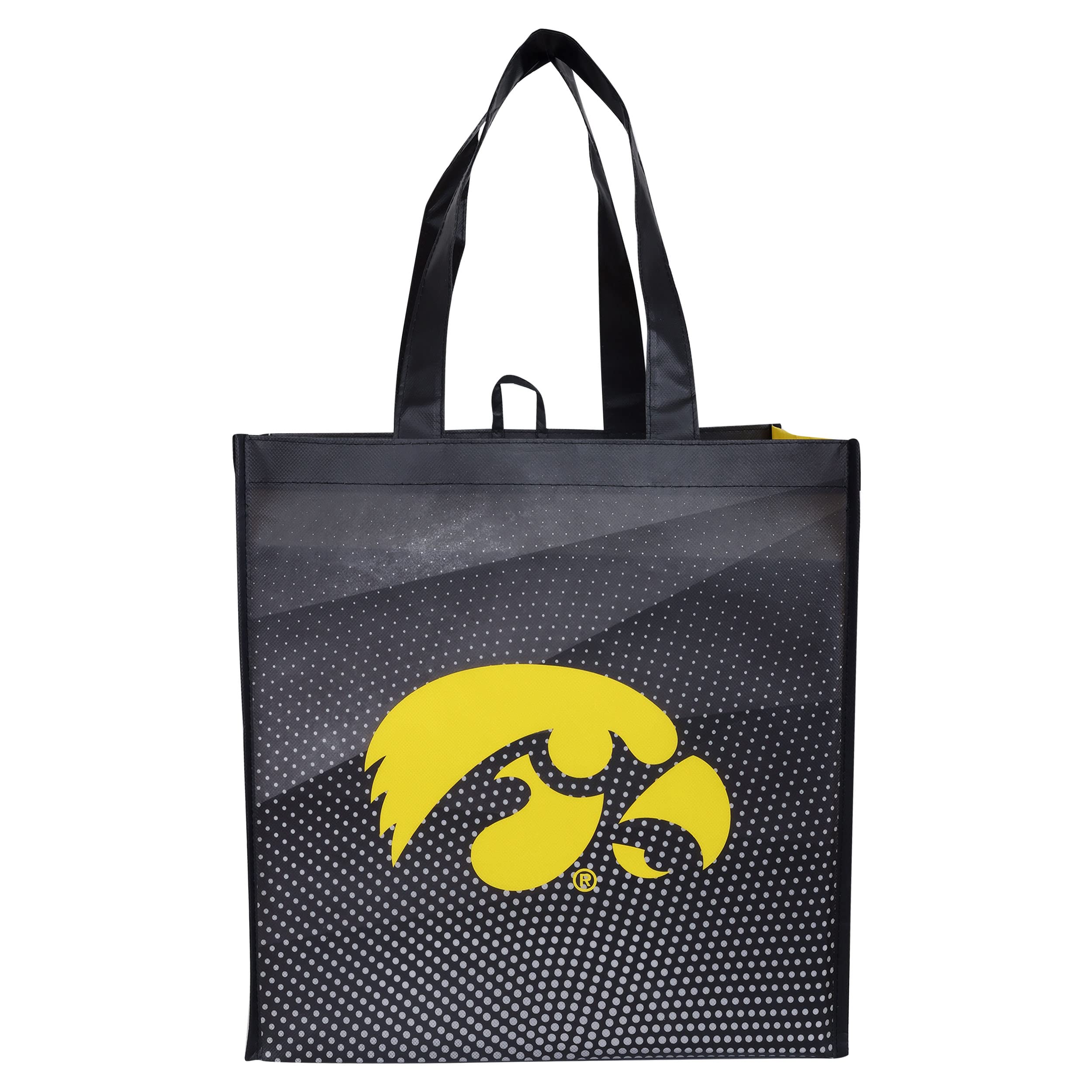FOCO NCAA Team Logo Reusable Grocery Shopping Bags - Eco-Friendly Foldable Tote Bags for Groceries, Beach, Gym & Travel | Officially Licensed College Team Designs