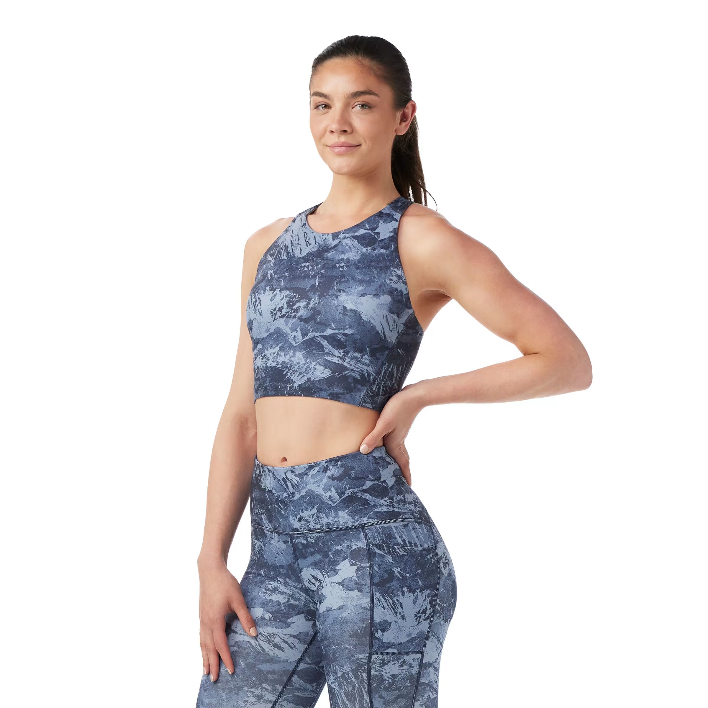 Active Crop Bra for Women - High Support Workout Top for Running, Yoga & Gym - SW002765
