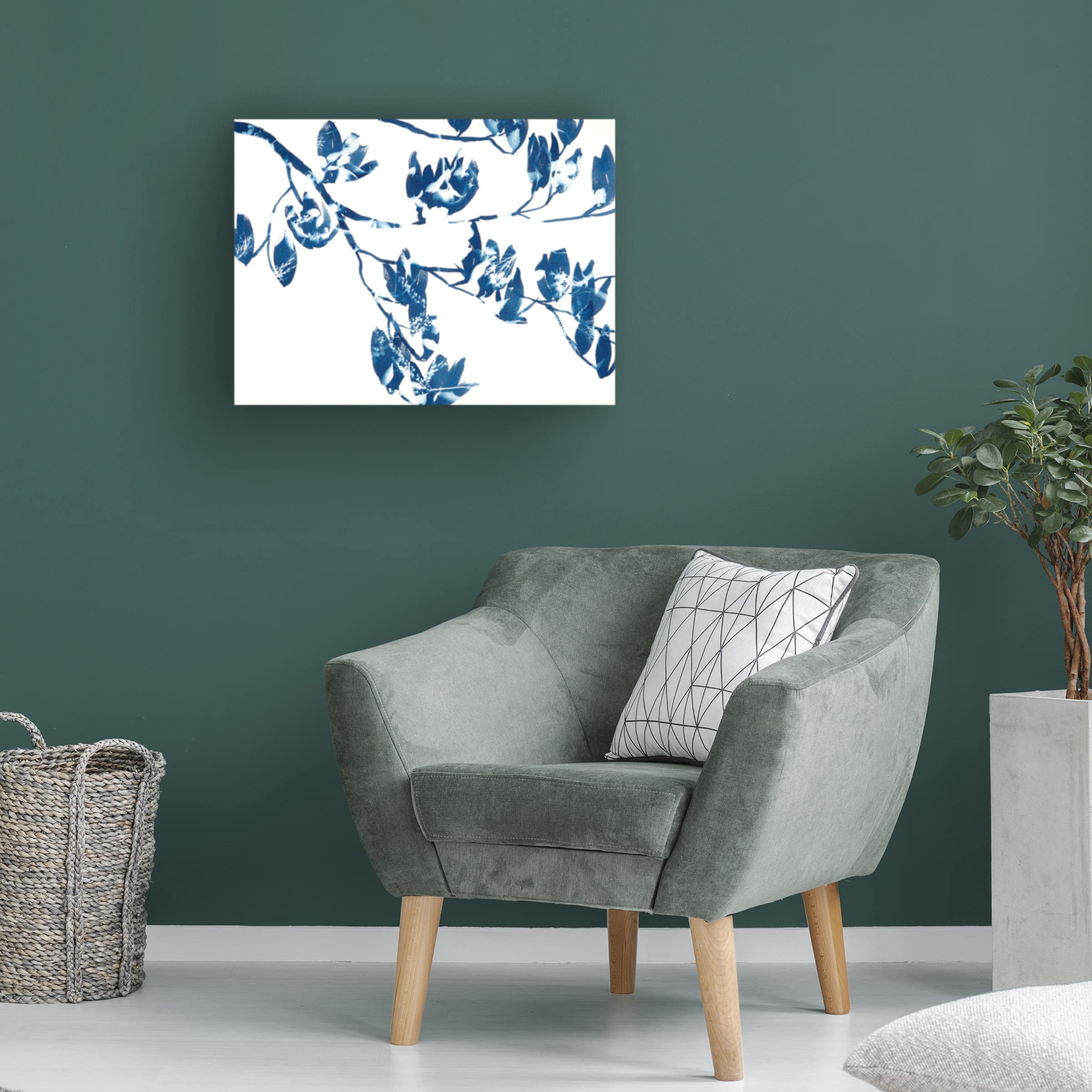 Trademark Fine Art 'Magnolia' Floral Canvas Wall Art by Cynthia MacCollum - Perfect for Living Room, Bedroom & Office Decor