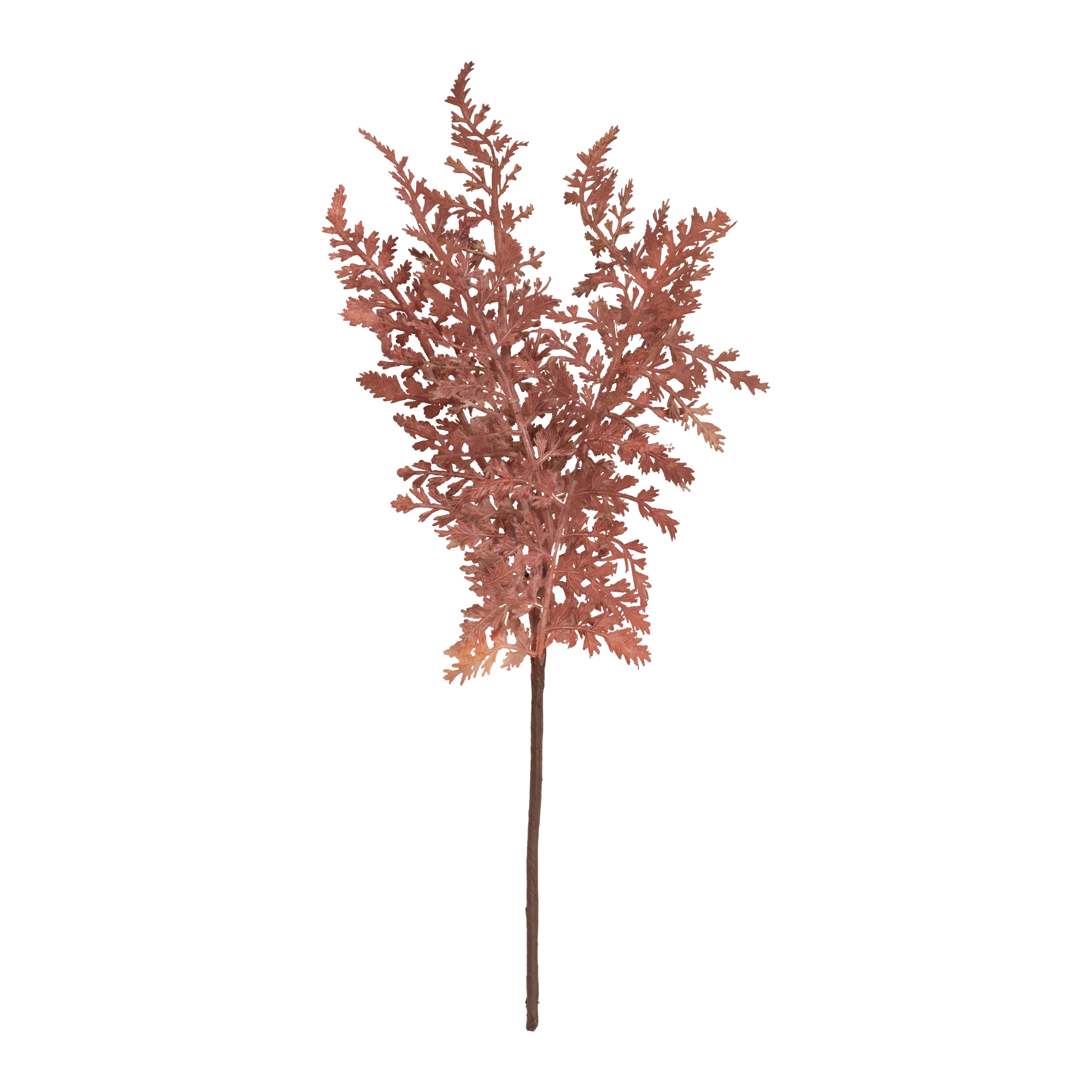Artificial Fern Bush Stem - 12 Inch Realistic Greenery for Home Decor, Wedding Arrangements & DIY Floral Displays