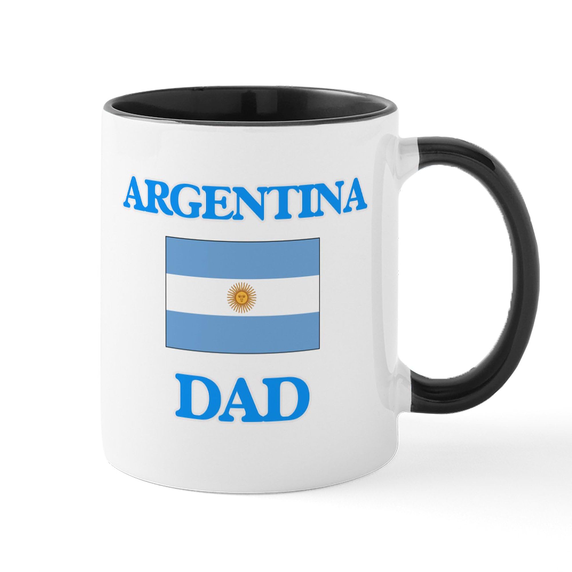 Argentina Dad Ceramic Coffee Mug 11 oz (325 ml) - Perfect for Father's Day Gifts, Birthday Presents & Daily Coffee Use