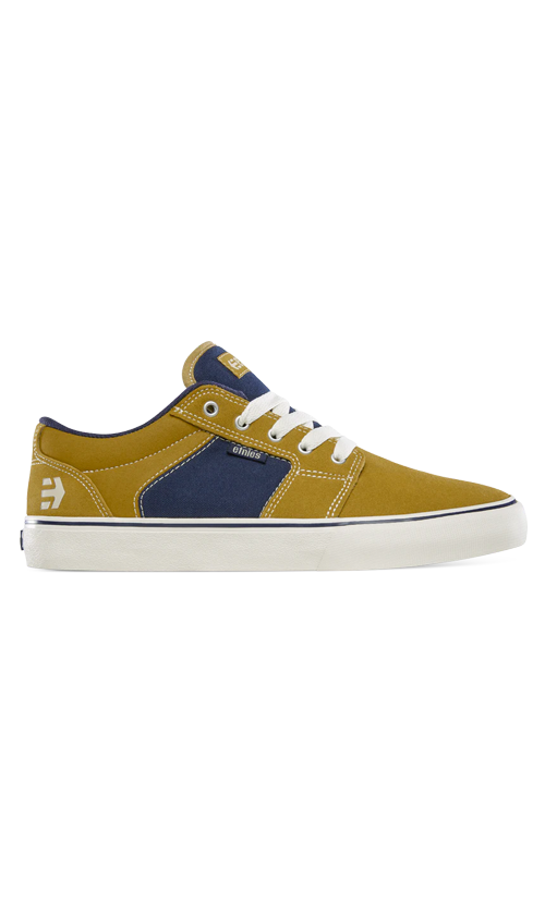 Etnies Barge LS Men's Skate Shoes - Tan/Blue | Durable & Comfortable for Skateboarding & Casual Wear