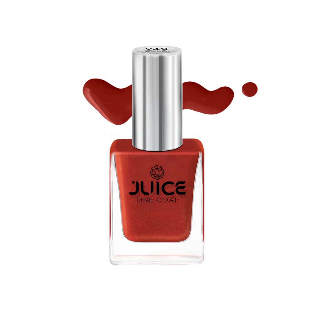 JUICE Quick-Dry Long Lasting Nail Polish Set - 6 in 1 Combo with Chip Resistant Gel Finish & High Gloss (Pretty Pinks & Royal Reds) | F&D Approved Colors & Pigments | Perfect for Salon, Home Manicures & Special Occasions