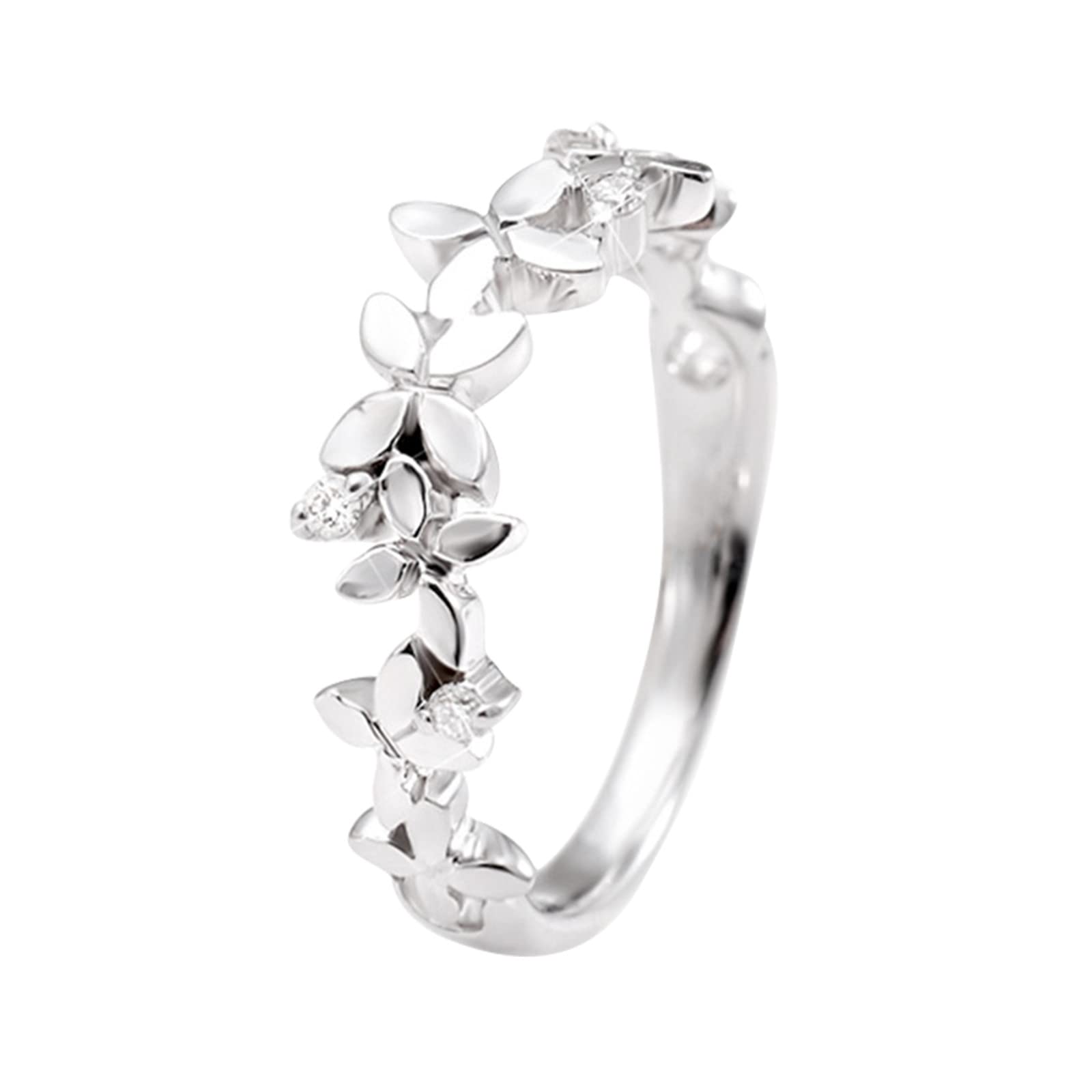 Vintage Adjustable Snake Wedding Rings for Women - Round Cut Zircon Engagement Rings, Promise Rings & Anniversary Jewelry (Perfect for Bridal, Proposal & Romantic Gifts)