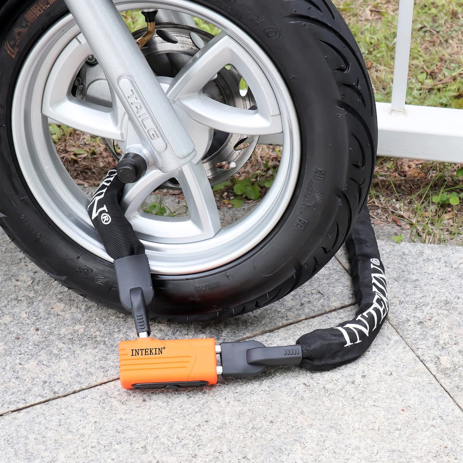 Heavy Duty 8mm/10mm Anti-Theft Bike Chain Lock 3FT/4FT/5FT for Bicycle, Motorcycle & Scooter - Includes 3 Keys | Perfect for Urban Commuting, Parking & Outdoor Cycling Security