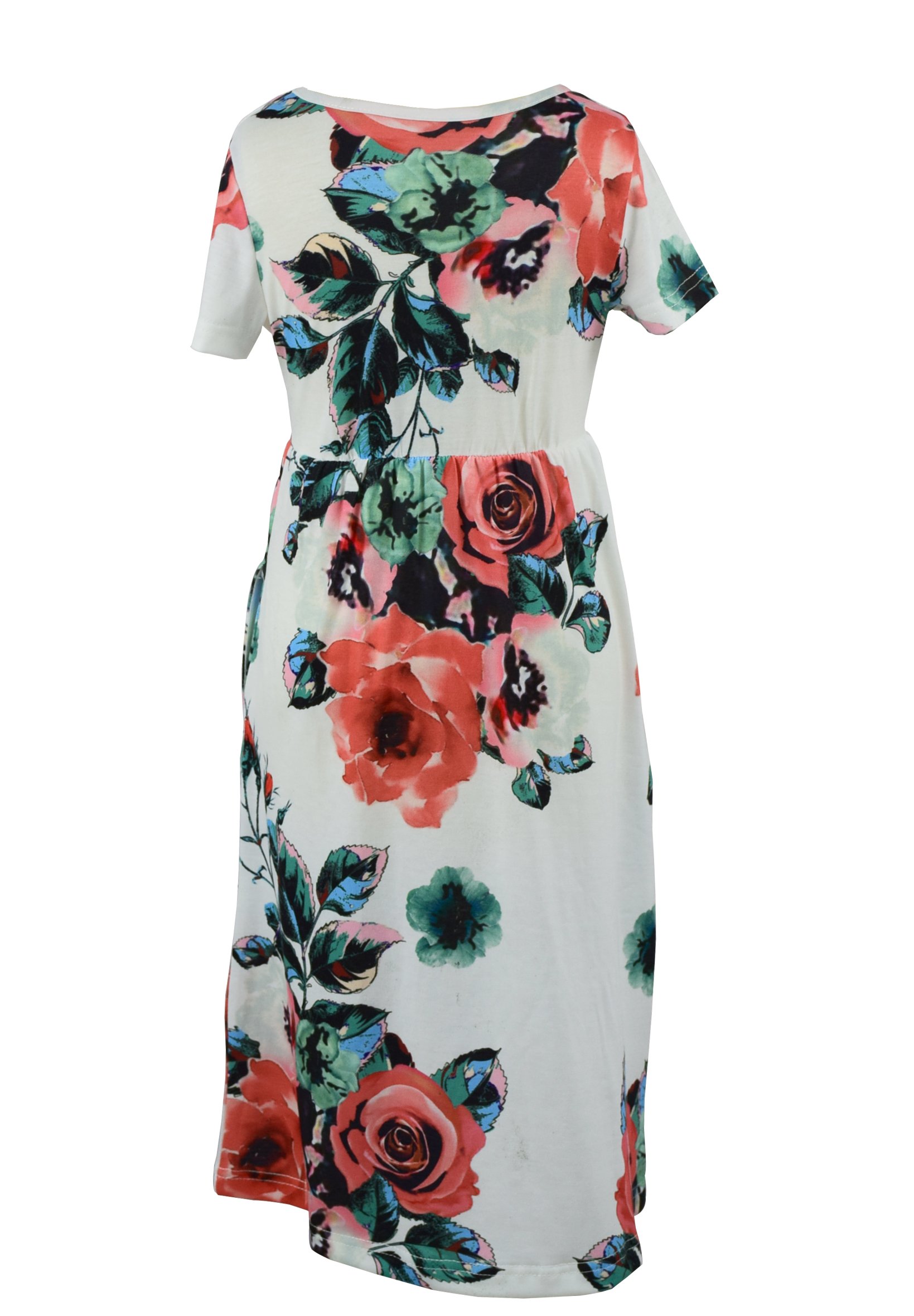 Mommy and Me Maxi Dresses - Bohemian Floral Printed Matching Outfits for Mother and Daughter | Perfect for Family Photos, Vacations & Special Occasions