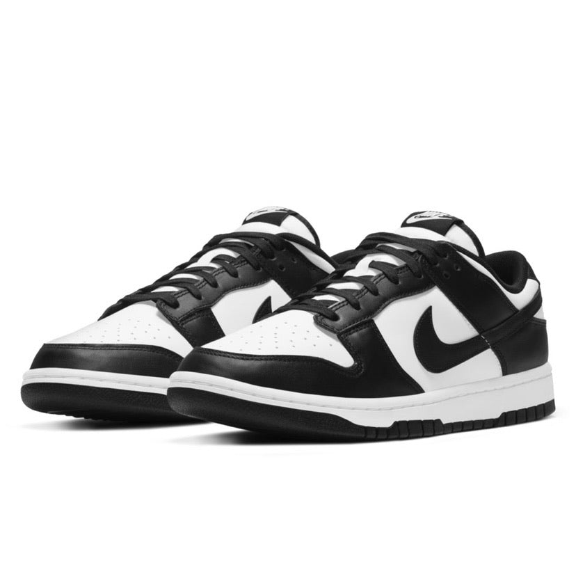 Nike Dunk Low GS Sneakers - Panda White Black White for Girls | Casual & School Shoes for Everyday Wear
