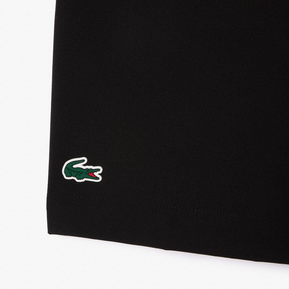 Lacoste Men's Ultra Dry Comfort Shorts - Breathable Quick-Dry Athletic Shorts for Running, Gym & Casual Wear (Black)