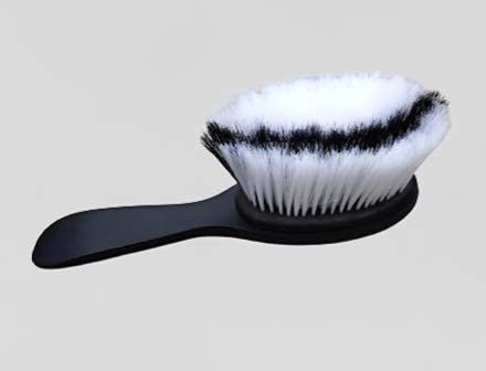 Professional Salon & Parlor Hair Duster Brush - Wooden Handle Neck Duster Brush for Powder Cleaning (Multi-Color) | Perfect for Hair Styling, Makeup Application & Salon Hygiene