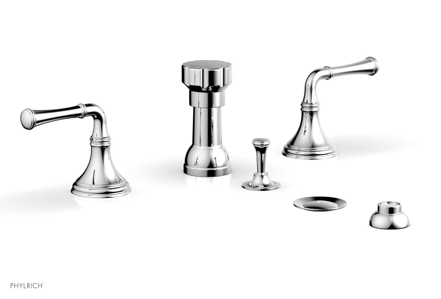 3RING Four Hole Bidet Set D4205 - Stainless Steel Bidet Sprayer with 4 Holes for Toilet, Bathroom Hygiene & Cleaning - Perfect for Home, RV, and Travel Use