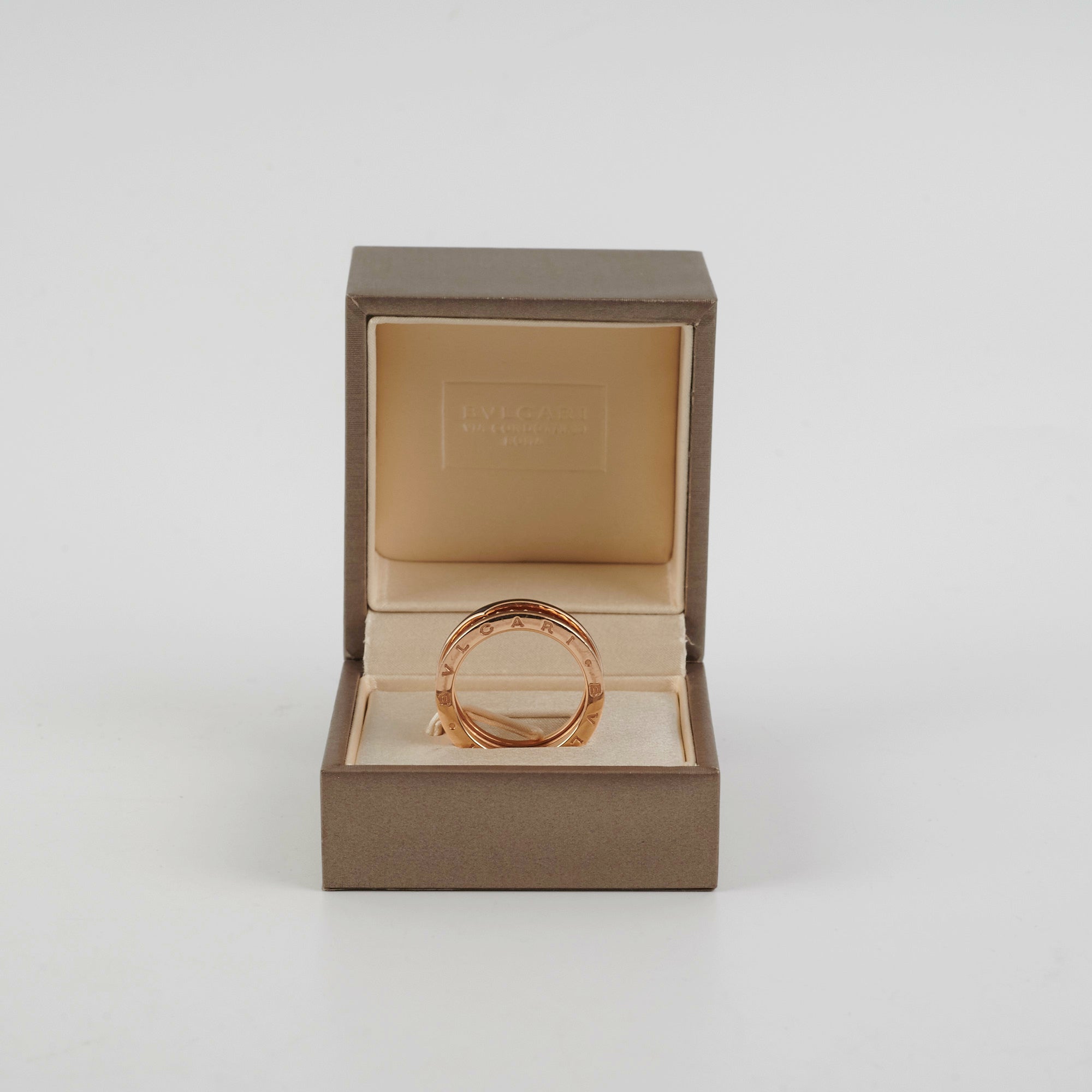 Bvlgari B.Zero1 Ring in 18K Rose Gold - Size 63 (US 9.5) | Luxury Italian Jewelry for Women, Gift for Anniversary & Special Occasions