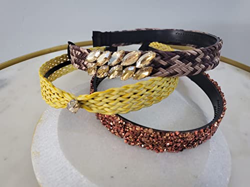 YellowCane,CopperMetal&BrownLace