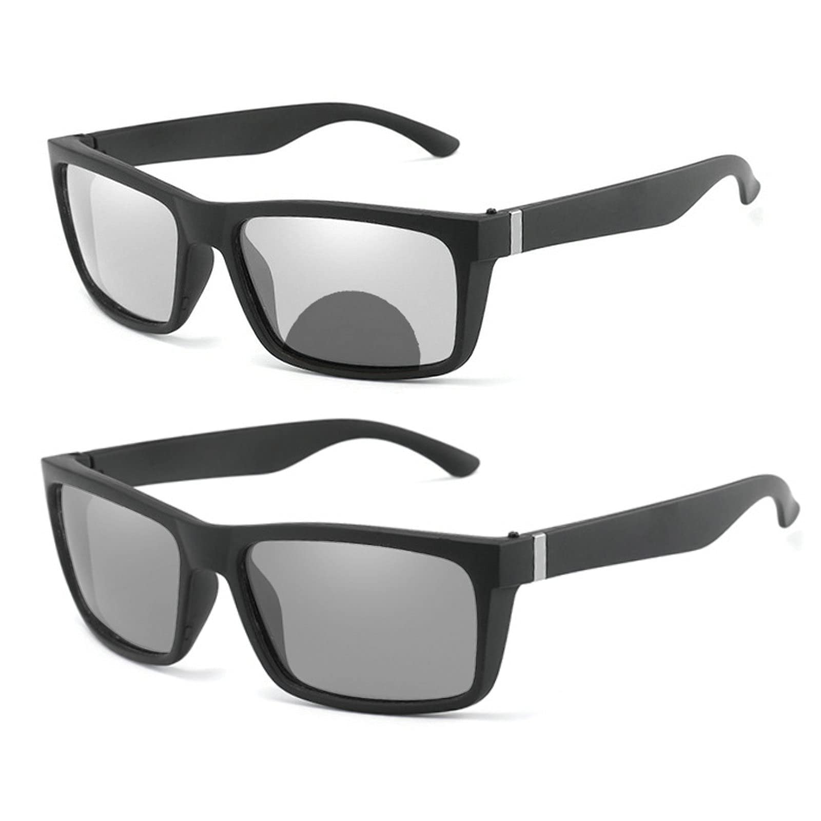 Photochromic Bifocal Reading Glasses for Men & Women - Transition Lens Presbyopic Eyewear with UV Protection - Perfect for Outdoor Sports, Driving, and Daily Reading Activities