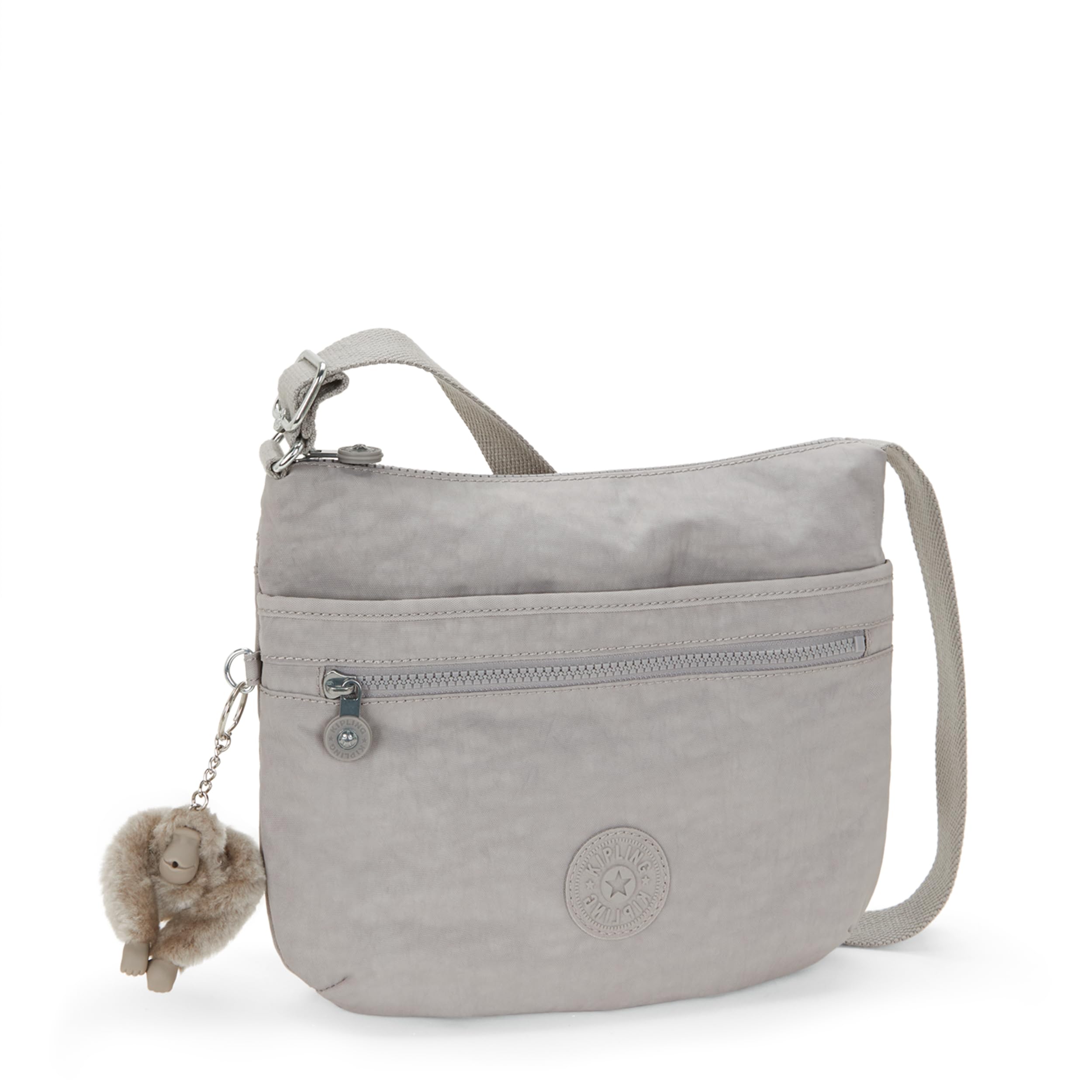 Kipling Cross-Body Bag for Women - Lightweight & Durable Charcoal Shoulder Purse - Perfect for Travel, Work & Everyday Use