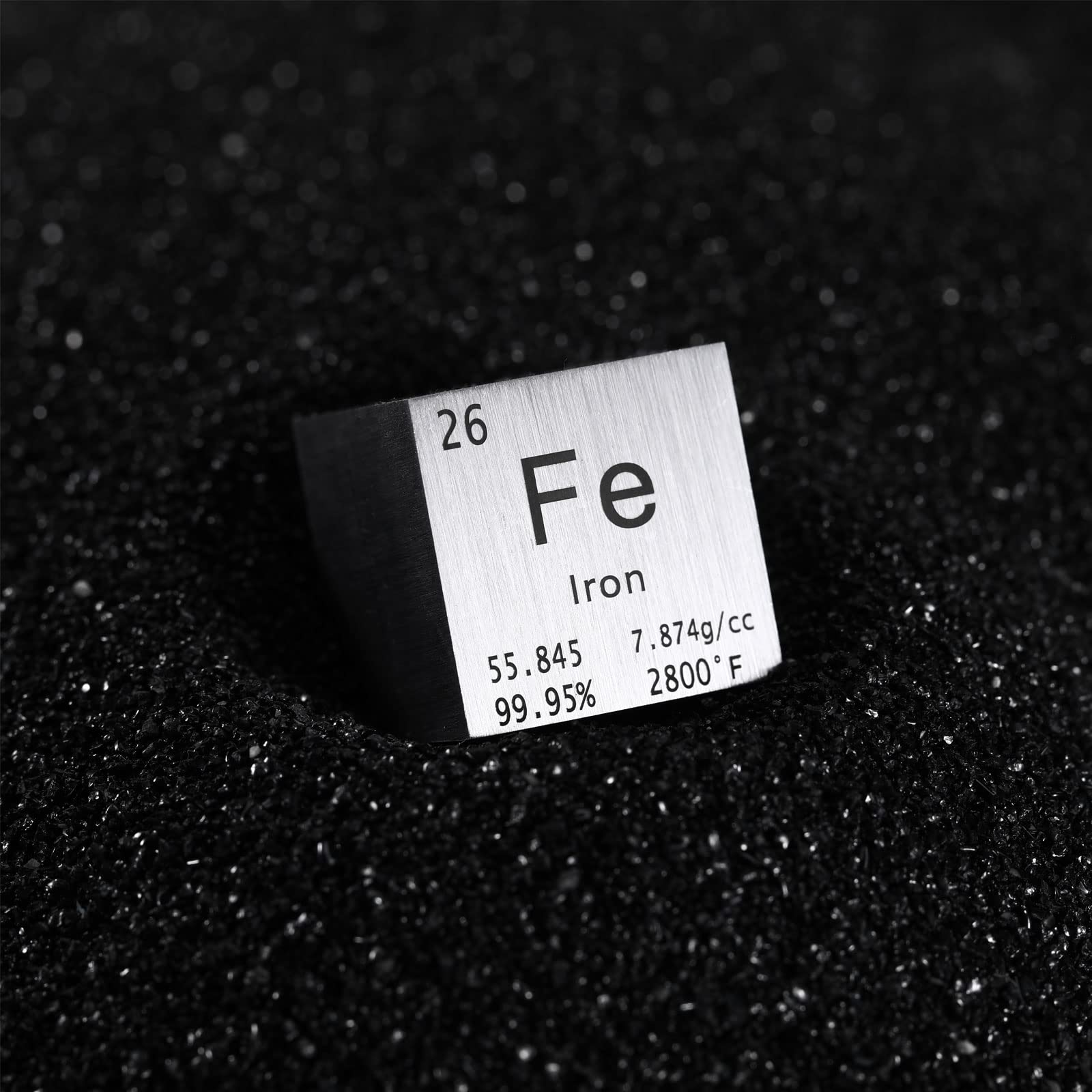 1 Inch Iron Cube - High Density Element for Science Collections, Lab Experiments & Physics Demonstrations | Perfect for STEM Education, Classroom Activities & Scientific Research