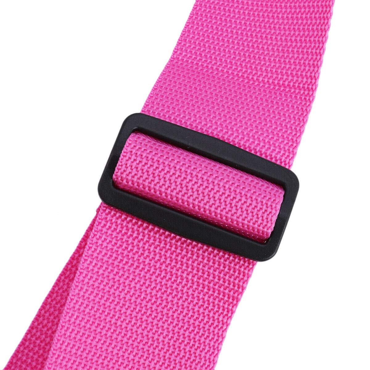 Adjustable Luggage Strap - Heavy Duty Suitcase Belt for Travel Bags, Secure Packing Strap with Long Cross Design (Pink) - Perfect for Airplane Checked Luggage, Train Travel & Vacation Packing