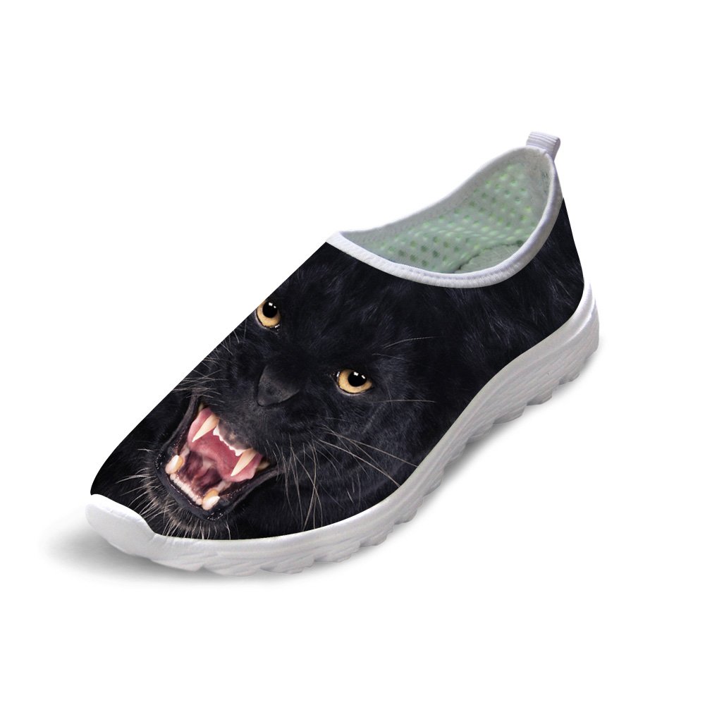 HUGS IDEA Men's Lightweight Aqua Water Shoes - Animal Print Beach Sneakers for Swimming, Surfing & Outdoor Activities