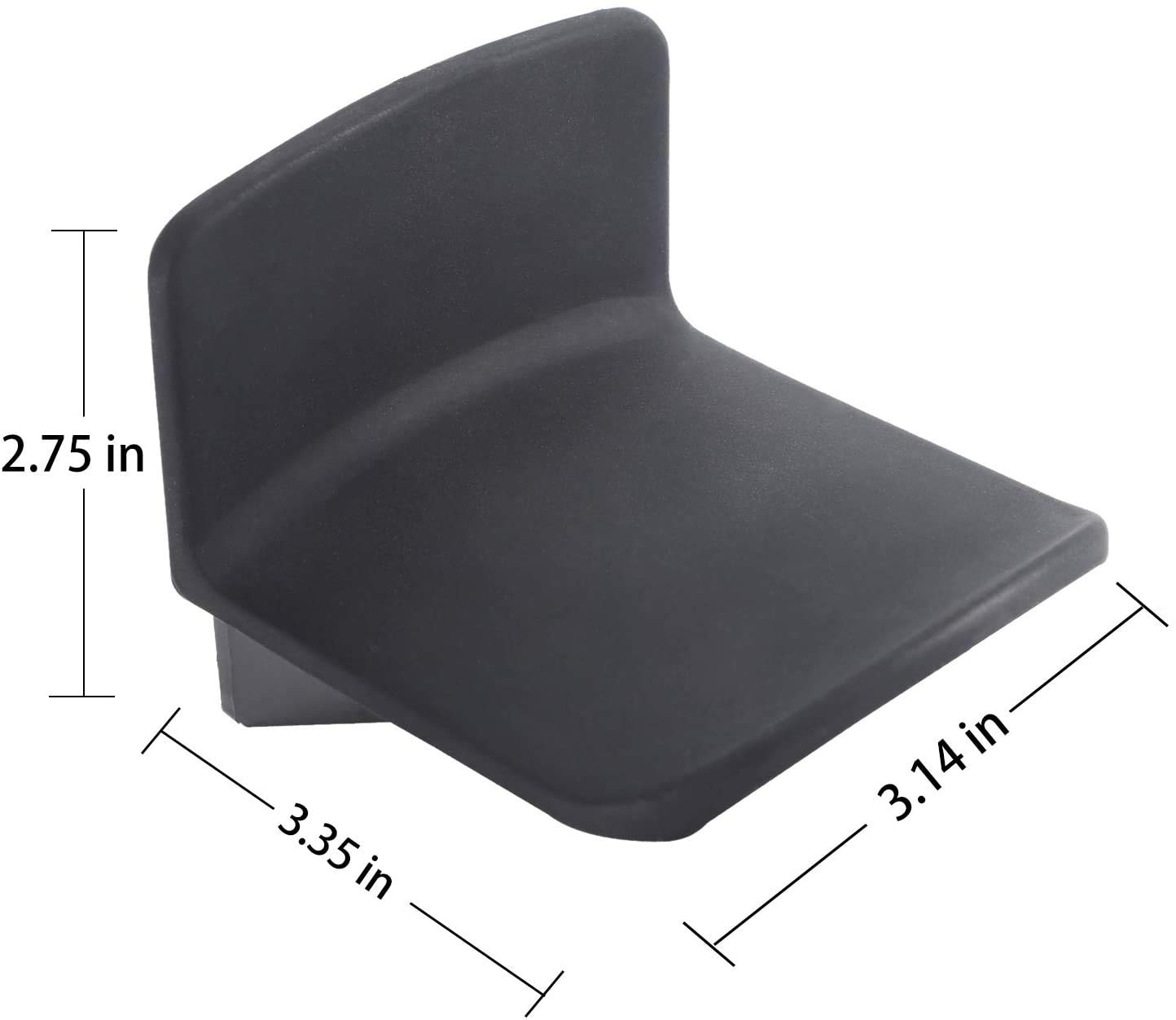 Universal Adhesive Headphone Hanger Hook for Wall & Desk - Gaming Headset Mount Holder with Screw Holes - Black - Perfect for Organizing Gaming Headsets, Earphones & Accessories in Home Office or Gaming Room
