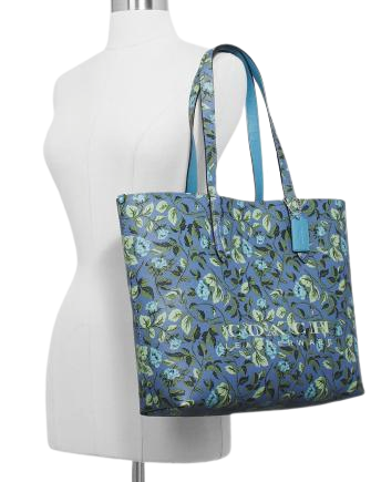Coach Floral Highline Tote Bag for Women - Stylish Designer Handbag with Floral Print, Perfect for Work, Travel & Everyday Use