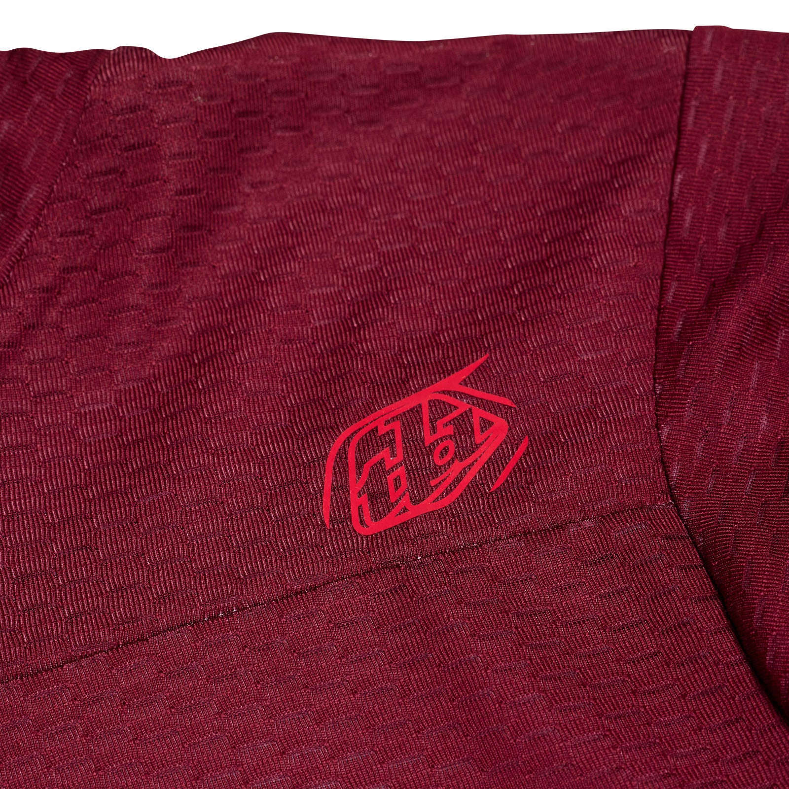 Skyline Air Long Sleeve Jersey Mono Oxblood - Breathable Cycling Shirt for Men & Women - Perfect for Road Biking, Mountain Biking & Outdoor Sports