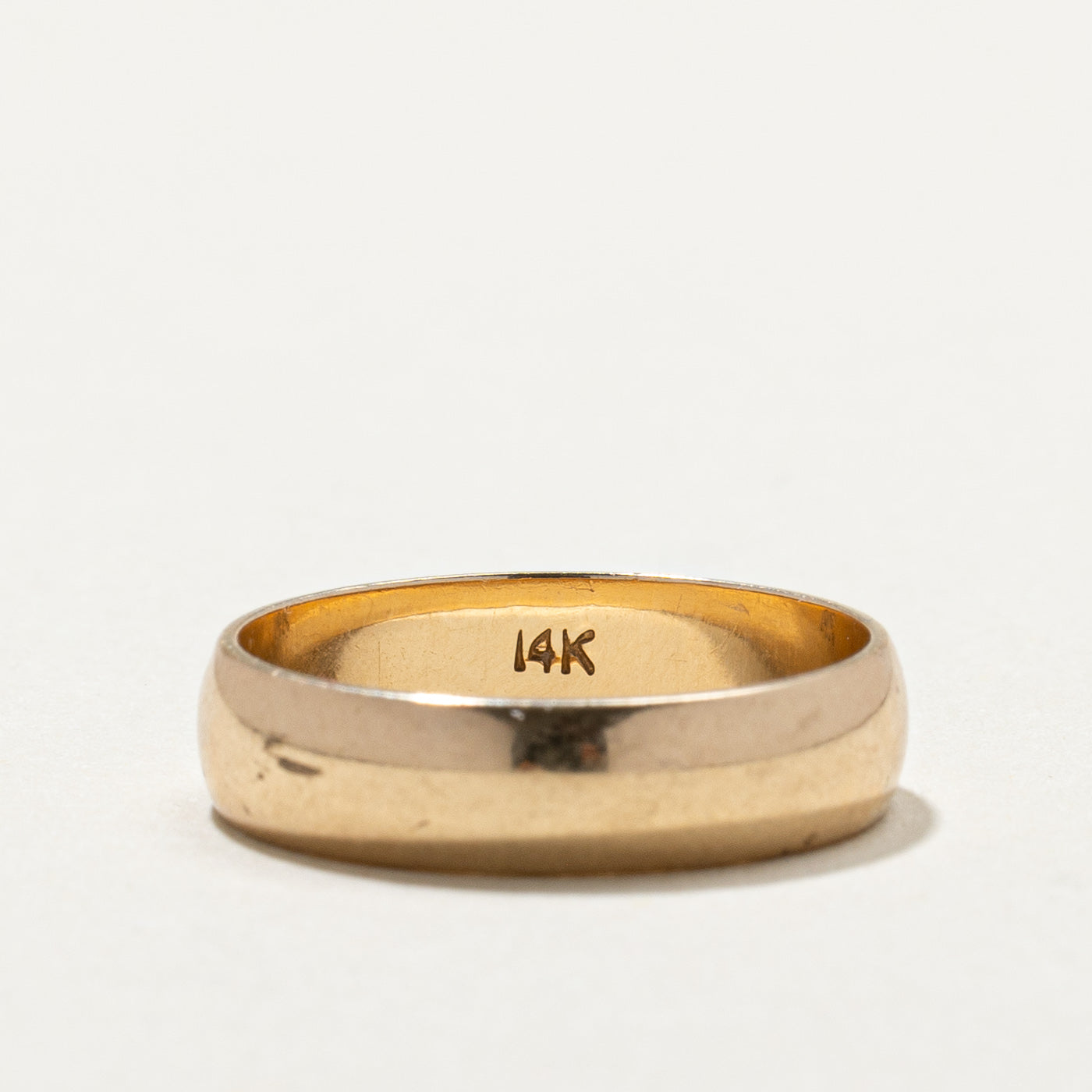 14K Yellow Gold Wedding Band Ring for Women - 4.7mm Width, Size 6 - Perfect for Engagement, Anniversary & Everyday Elegance