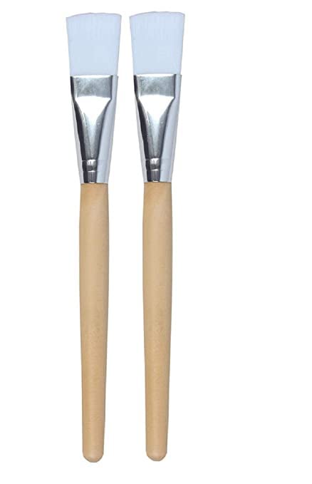 PUKA Face Pack Applicator Brush - 2 Pack for Easy & Hygienic Facial Mask Application - Perfect for Spa, Skincare, and At-Home Beauty Treatments