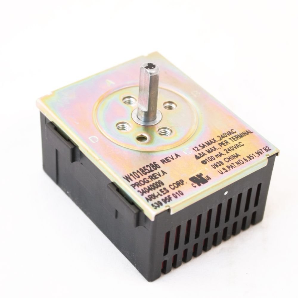 Whirlpool W10185286 Infinite Switch for Stove - Replacement Part for Electric Ranges & Cooktops - Perfect for Kitchen Appliance Repair & DIY Projects