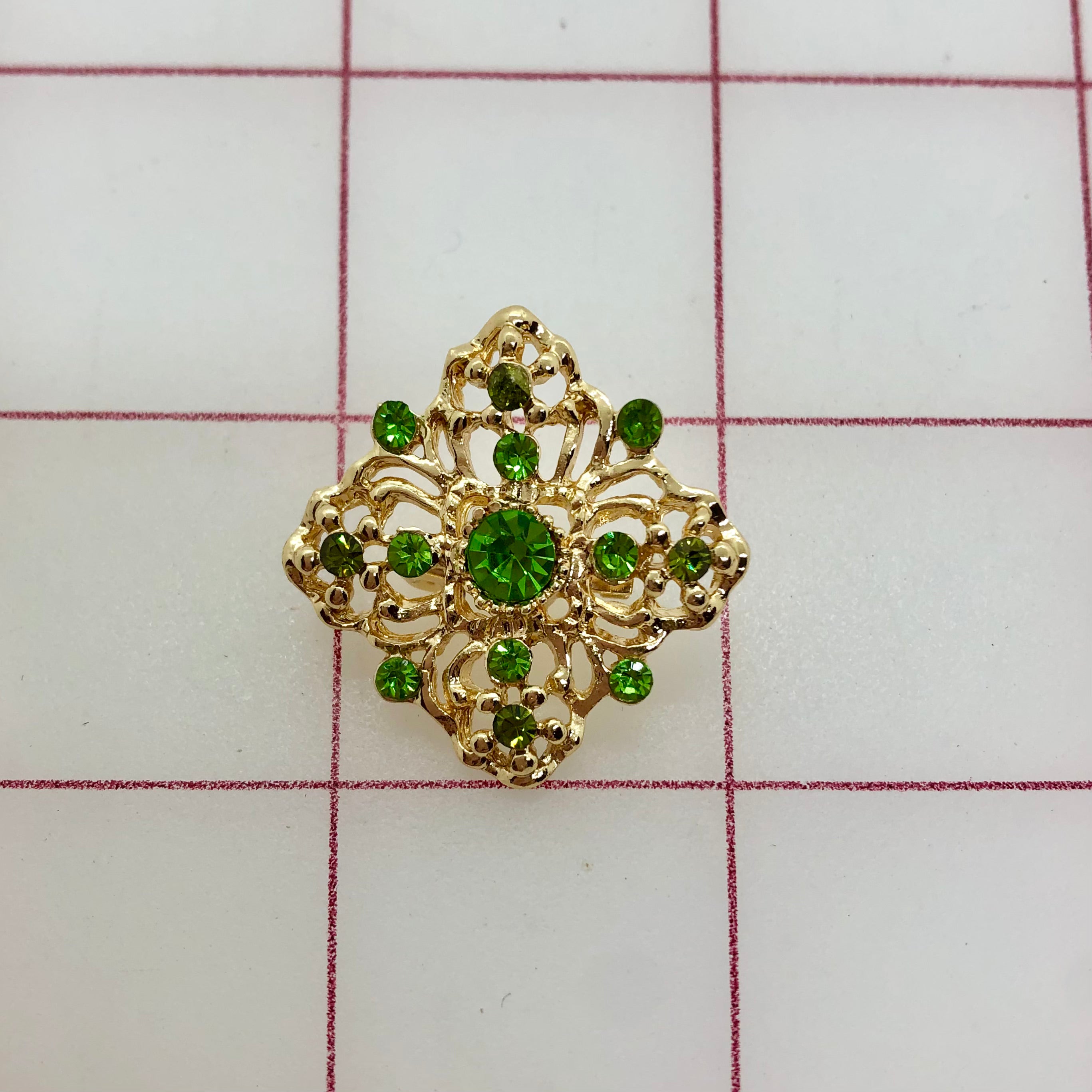 Sparkling Rhinestone Brooch & Tiara Embellishments - 0.75 to 1 Inch Decorative Gems for DIY Crafts, Wedding Accessories & Costume Jewelry