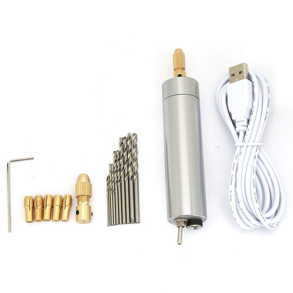 Mini Rotary Tool Kit - Wired Electric Grinder, Sander, Engraver & Drill Pen Set | Aluminum Alloy Multi-Purpose Power Tool for DIY, Crafting & Home Repairs | USB & AC110V/220V Powered | Perfect for Jewelry Making, Wood Carving & Metal Polishing