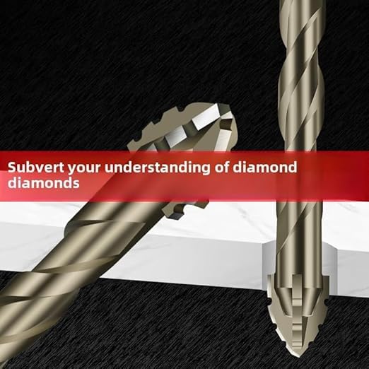 New 4-Flute Sawtooth Eccentric Drill Bit Set for Wood & Metal (4/5/6/8/10/12mm) - High Efficiency Multi-Flute Serrated Drill & Tap Kit for DIY, Carpentry, and Metalworking Projects