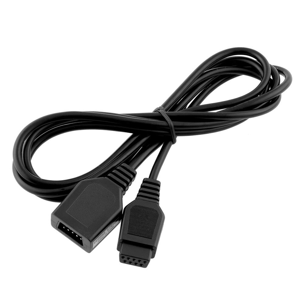 Link-e 2-Pack Extension Cable for SEGA Genesis/Mega Drive/Master System Controller - Extra Long Cord for Comfortable Gaming Setup (Perfect for Retro Gaming & Console Modding)