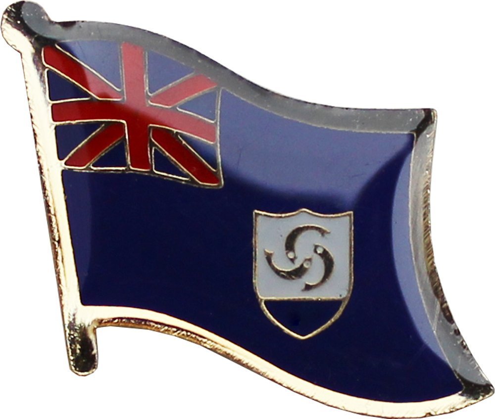 50 Pack Anguilla Country Flag Bike Hat Cap Lapel Pins - Bulk Wholesale for Cycling Events, Travel Souvenirs & Patriotic Accessories