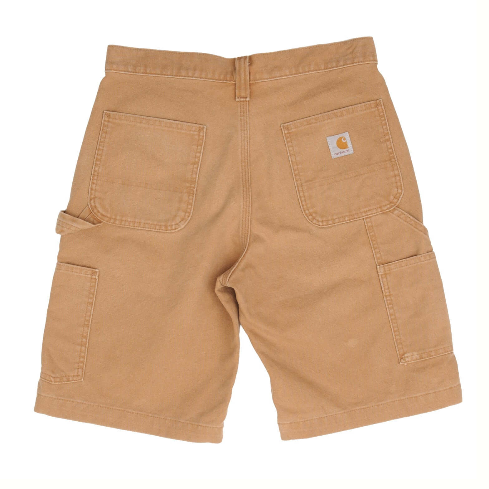Vintage Carhartt Sandstone Carpenter Shorts from 2000s - Size 30 - Durable Workwear for Construction & Outdoor Activities