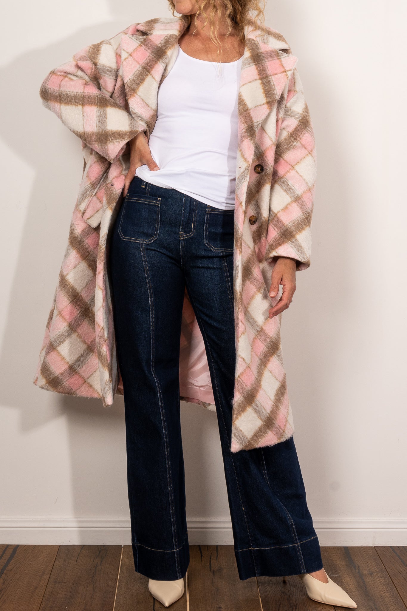 COOP by Trelise Cooper Women's Time Check Coat - Stylish Winter Outerwear for Work & Evening Events