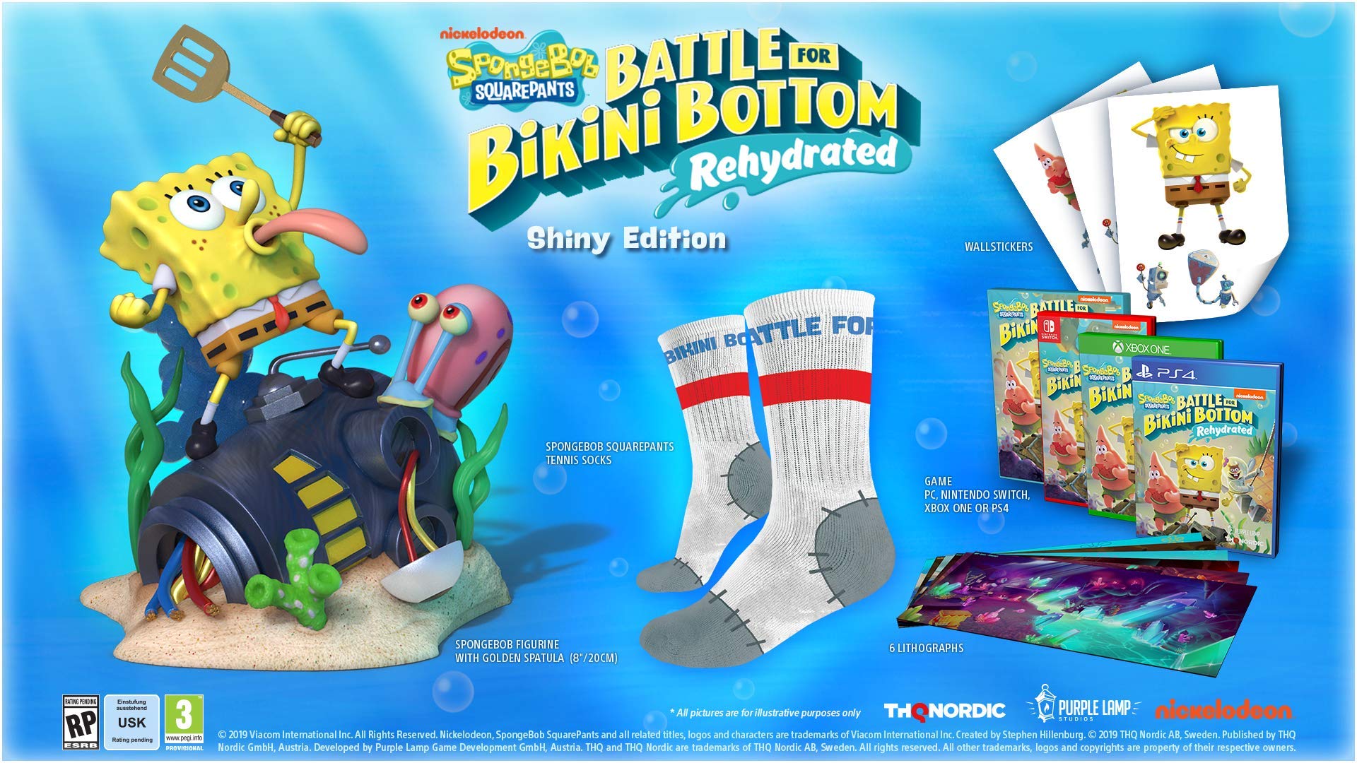 SpongeBob SquarePants: Battle for Bikini Bottom - Rehydrated Shiny Edition PC Game | Adventure Platformer for Kids & Adults | Perfect for Family Gaming & Nostalgic Fun